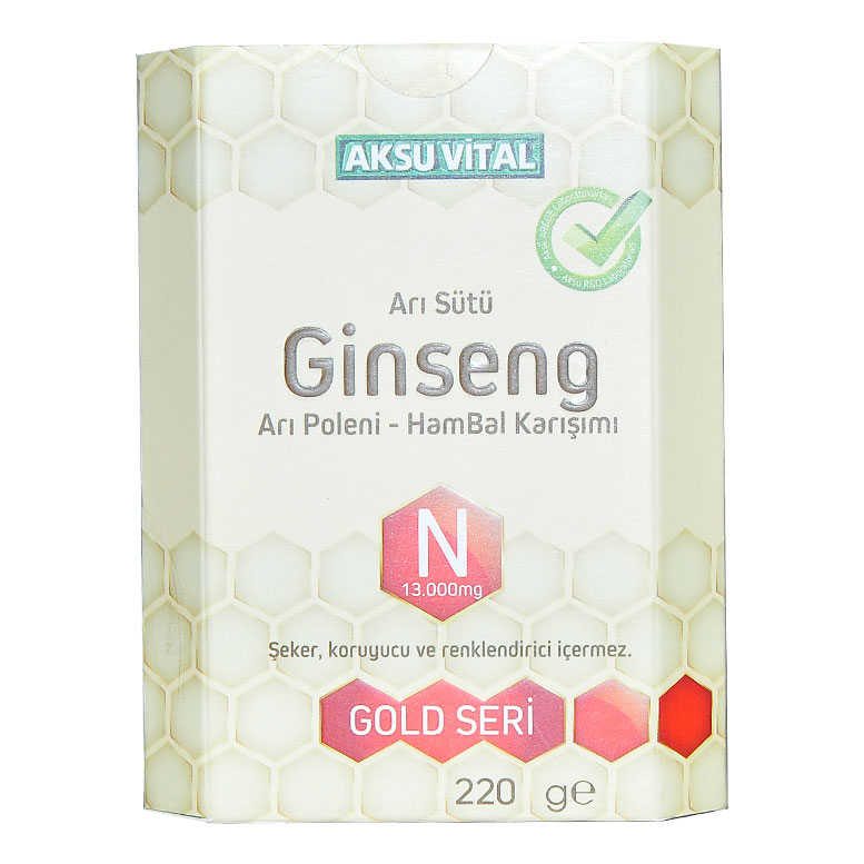 Lisinya214 Arı Sütü Ginseng Polen Bal Karışımı 220 Gr