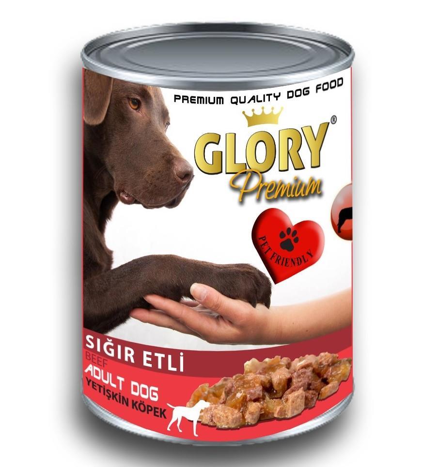 Glory Sığır Etli Yetişkin Köpek Konserve Yaş Mama 400 gr