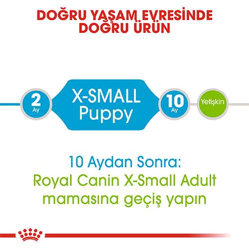 Royal Canin Xsmall Puppy Yavru Köpek Maması 500 Gr - Lisinya