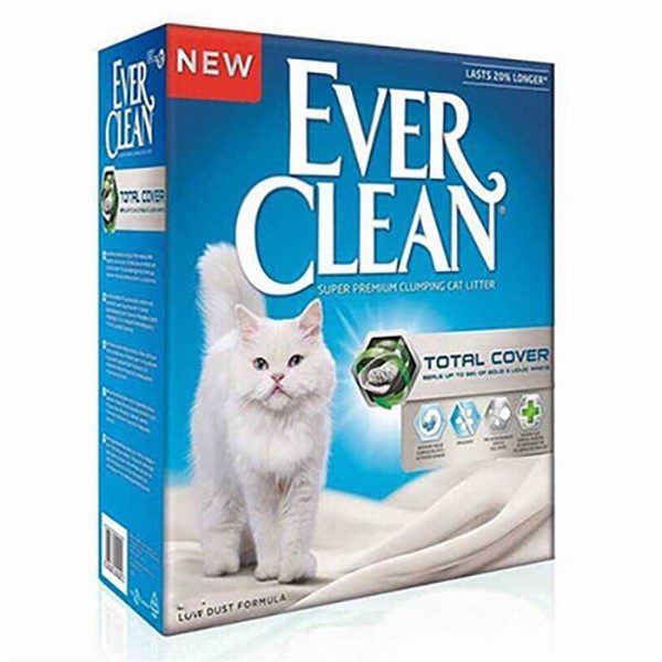 Ever Clean Total Cover Kokusuz Kedi Kumu 6 Lt - Lisinya