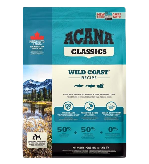 Acana Classics Wild Coast Düşük Tahıllı Balık Sebzeli Köpek Maması 2 Kg - Lisinya