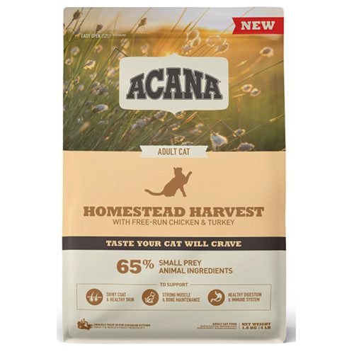 Acana Homestead Harvest Tavuklu Ve Hindili Yetişkin Kedi Maması 1,8 Kg - Lisinya