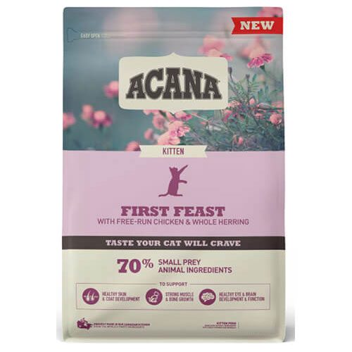 Acana Kitten First Feast Tavuklu Ve Ringa Balıklı Yavru Kedi Maması 1,8 Kg - Lisinya