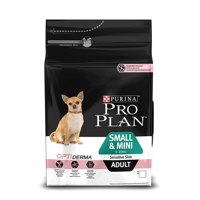 Pro Plan Small & Mini Sensitive Skin Somonlu ve Pirinçli Küçük Irk Yetişkin Köpek Maması 3 Kg - Lisinya