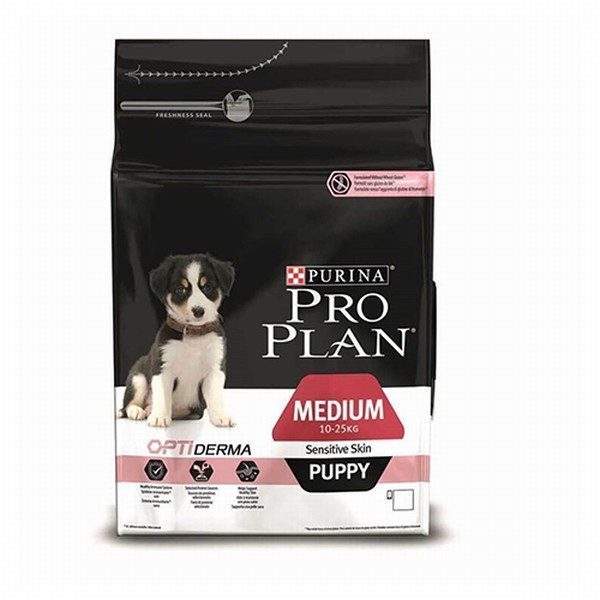 Pro Plan Puppy Medium Sensitive Skin Somonlu Orta Irk Yavru Köpek Maması 3 Kg - Lisinya