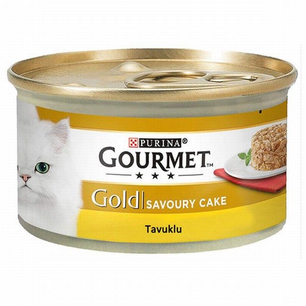 Gourmet Gold Savoury Cake Parça Etli Tavuklu Yetişkin Kedi Konservesi 85 Gr - Lisinya