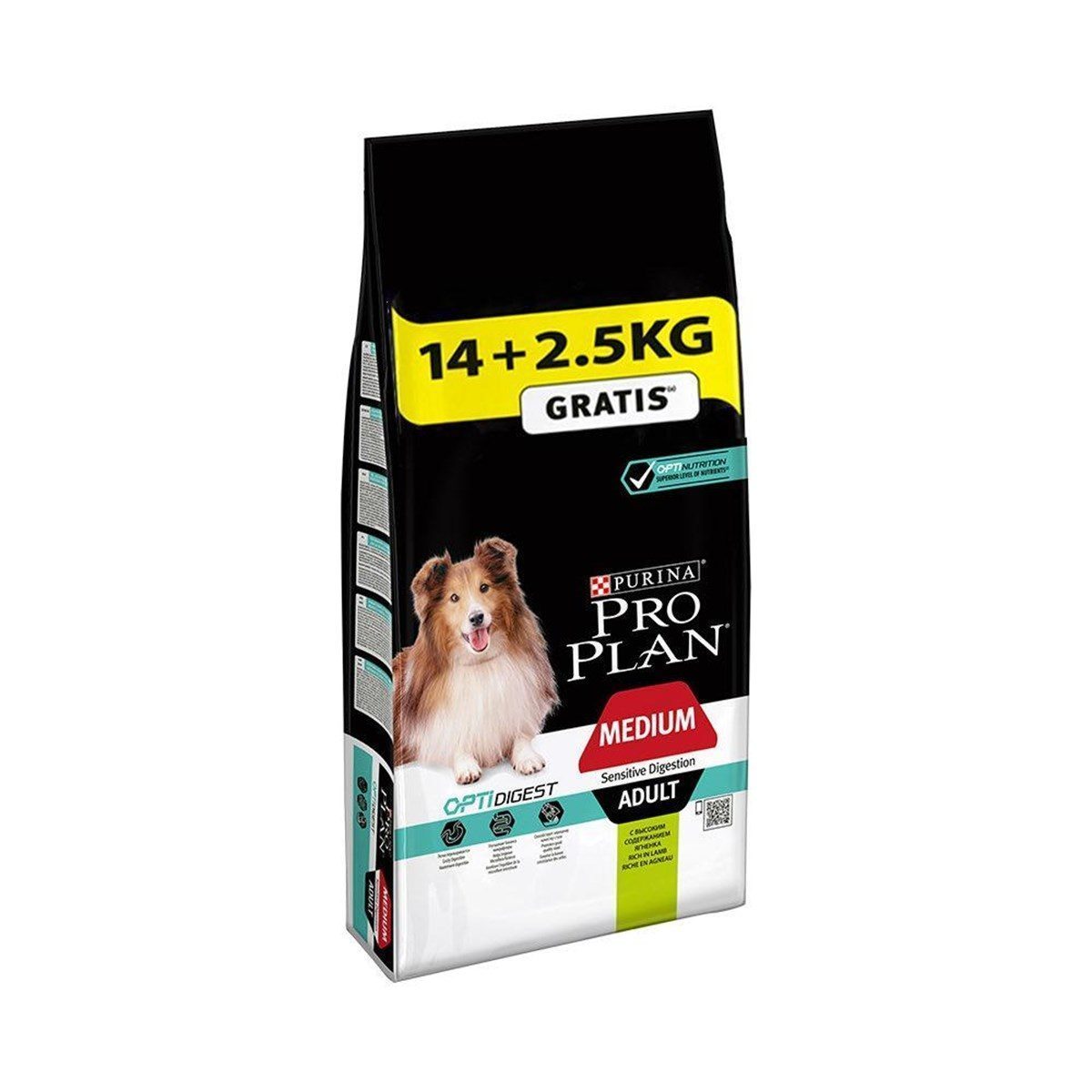 Pro Plan Kuzu Etli Hassas Köpek Maması 14 + 2,5 Kg - Lisinya