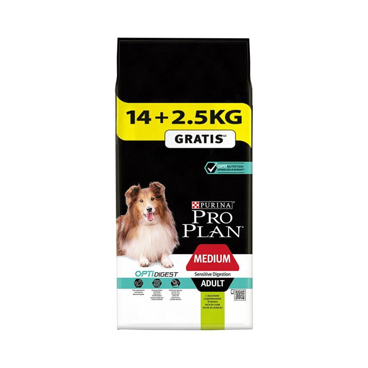 Pro Plan Kuzu Etli Hassas Köpek Maması 14 + 2,5 Kg - Lisinya