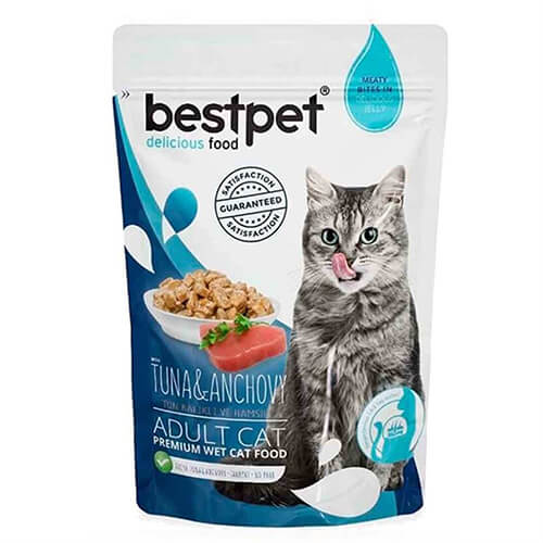 Bestpet Tunalı ve Hamsili Kedi Pouch Konservesi 85 Gr - Lisinya