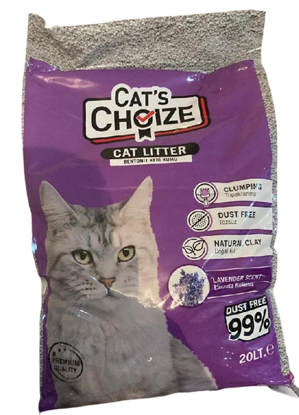 Cat's Choize Catlıtter Lavantalı Kedi Kumu 20 Lt - Lisinya