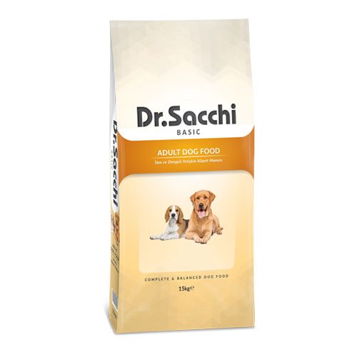 Dr.Sacchi Basic Chicken Tavuklu Yetişkin Köpek Mamasi 15 Kg - Lisinya