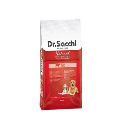 Dr.Sacchi Premium Natural Beef Yetişkin Köpek Maması 15 Kg - Lisinya