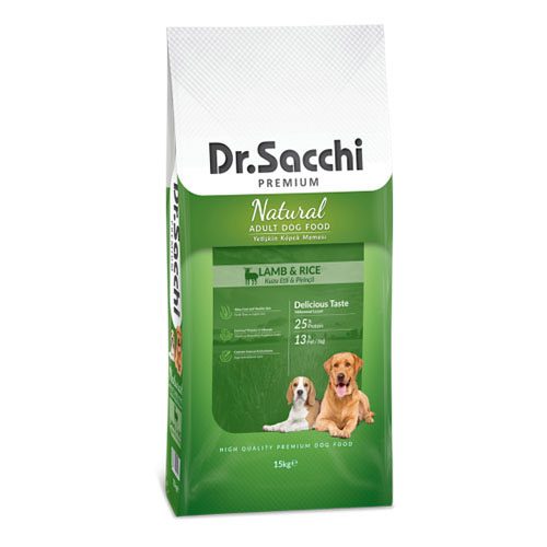 Dr.Sacchi Premium Natural Kuzulu Yetişkin Köpek Maması 15 kg - Lisinya