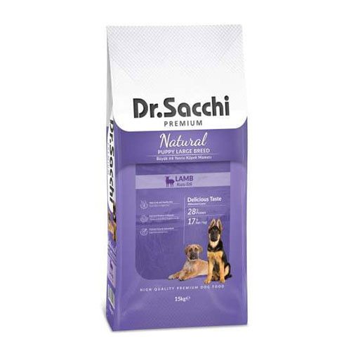 Dr.Sacchi Puppy Büyük Irk Kuzu Etli Yavru Köpek Maması 15 Kg - Lisinya