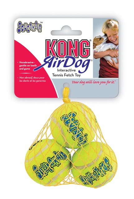 Kong Köpek Air Sq Sesli Tenis Topu S 3 Adet 5 Cm - Lisinya