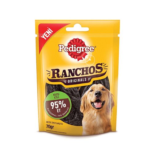 Pedigree Ranchos Kuzu Etli Köpek Ödülü 70 Gr - Lisinya