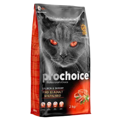 Pro Choice Pro33 Kısırlaştırılmış Somonlu Kedi Maması 2 Kg - Lisinya