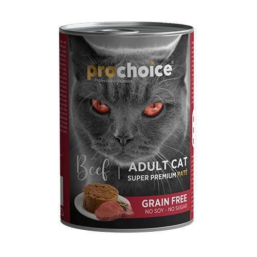 Pro Choice Adult Biftekli Yetişkin Kedi Konservesi 400 Gr - Lisinya