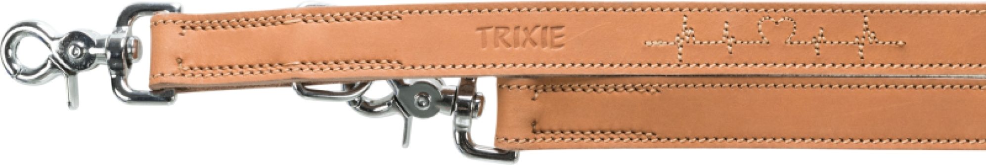 Trixie Köpek Gezdirme Kayışı  Gerçek Kalın Deri  M-L:2m20mm  Kahverengi - Lisinya