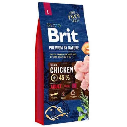 Brit Premium Nature Büyük Irk Tavuklu Yetişkin Köpek Maması 15 Kg - Lisinya