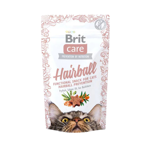 Brit Care Cat Snack Hairball Tüy Yumagı Engelleyici Kedi Ödülü 50 Gr - Lisinya