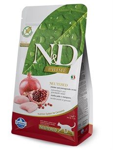 N&D Prime Tavuklu ve Narlı Tahılsız Kısırlaştırılmş Kedi Maması 1,5 Kg - Lisinya