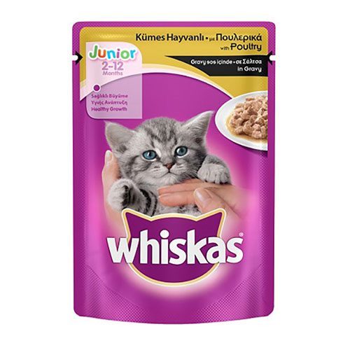 Whiskas Junior Tavuklu Yavru Kedi Konservesi Pouch 100 Gr - Lisinya