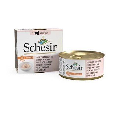 Schesir Soslu Tavuklu ve Jambonlu Kedi Konservesi 70 Gr - Lisinya