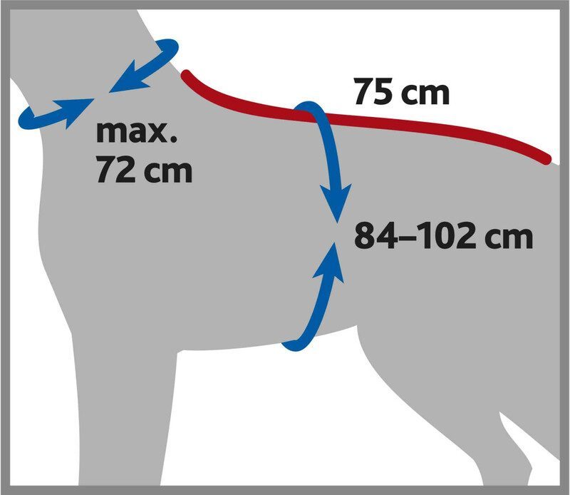 Trixie Köpek Havlu Bornoz XL : 70 Cm Gri - Lisinya