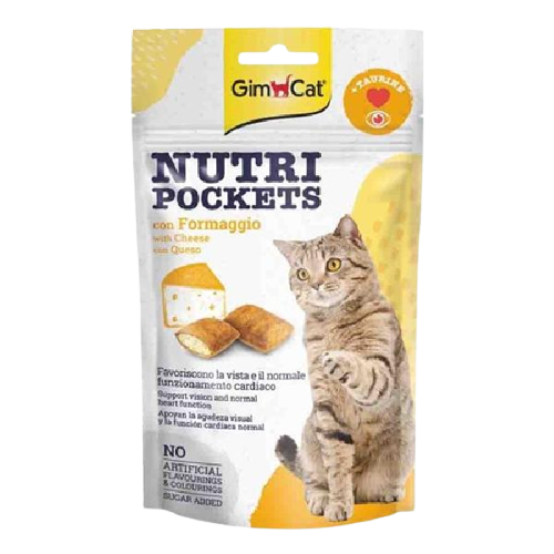 Gimcat Kedi Ödül Tableti Nutri Pockets Peynir Taurin 60 gr - Lisinya