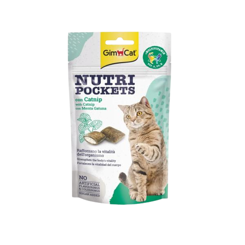 Gim Cat Kedi Ödül Tableti Nutri Pockets Kedi Otu Multivitamin 60 gr - Lisinya