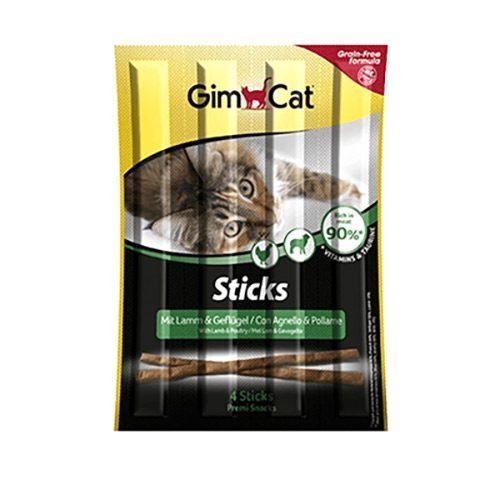 Gimcat Kedi Ödül Çubuğu Sticks Kuzu Tavuk 4lü 20gr - Lisinya