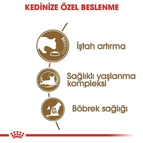 Royal Canin Ageing +12 Yaş Üzeri Yaşlı Kedi Maması 2 kg - Lisinya