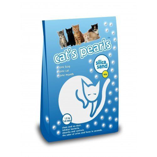 Cat's Pearls Hijyenik Silika Kedi Kumu 3 8 Lt (1 6 Kg) - Lisinya