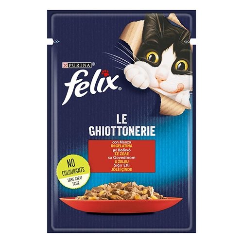 Felix Sığır Etli Yetişkin Kedi Konservesi Pouch 85 Gr - Lisinya