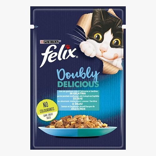 Felix Somonlu & Sardalyalı Yetişkin Kedi Konservesi 85 Gr - Lisinya