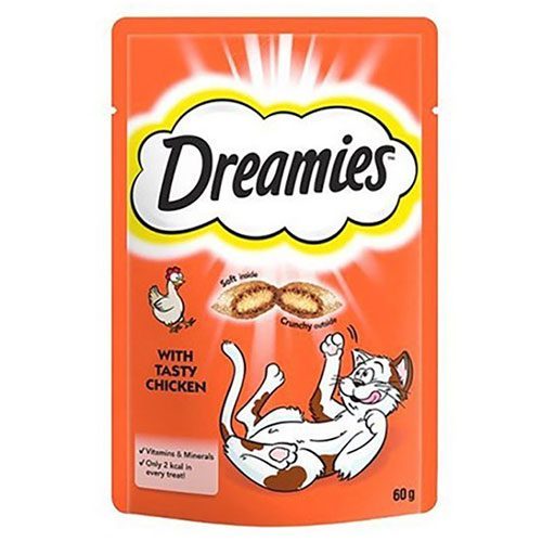 Dreamies İçi Dolgulu Tavuklu Kitir Kedi Ödülü 60 Gr - Lisinya