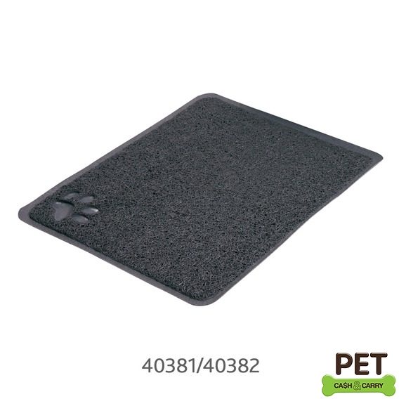 Trixie Kedi Tuvaleti Önü Paspas 45×37cm  Antrasit - Lisinya