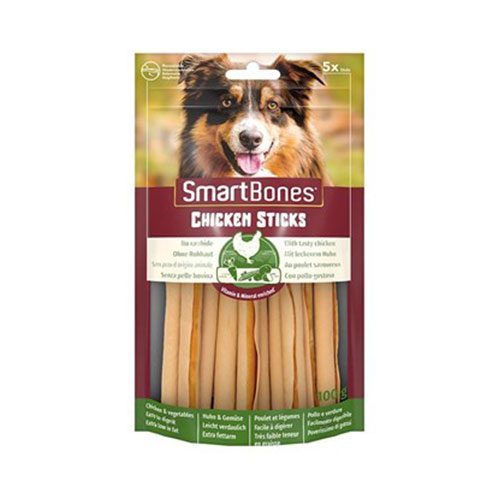 SmartBones Tavuklu Stick Köpek Ödülü 5 Parça 100gr - Lisinya