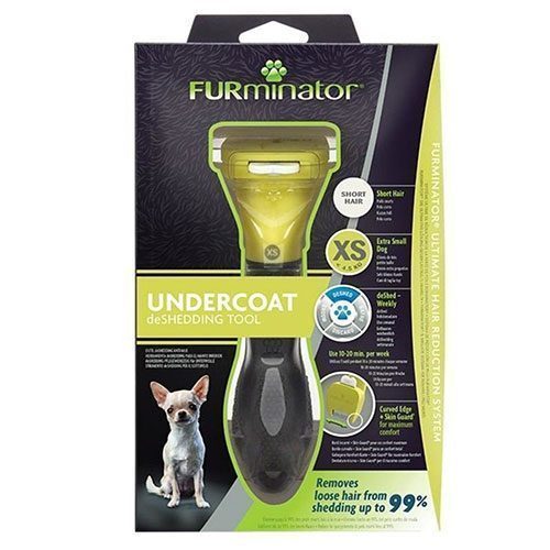 Furminator XS Kısa Tüylü Mini Boy Köpekler İçin Tüy Toplayıcı Tarak - Lisinya