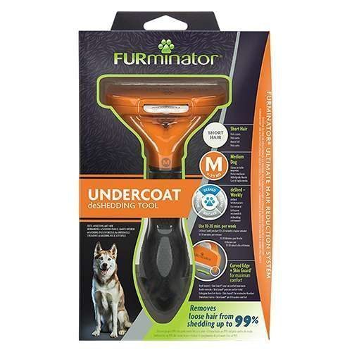 Furminator Kisa Tüylü Köpekler Için Temizlenebilir Tarak Orta - Lisinya