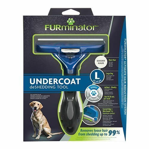 Furminator Kisa Tüylü Köpekler Için Temizlenebilir Tarak Büyük - Lisinya