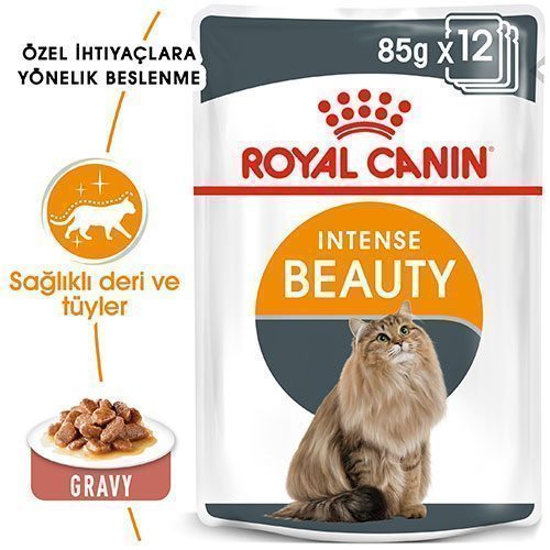 Royal Canin Hair & Skin Gravy Pouch Kedi Maması 85 Gr - Lisinya