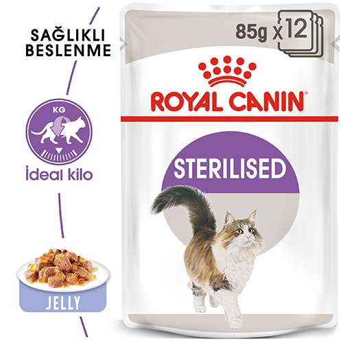 Royal Canin Sterilised Jelly Pouch Kedi Maması 85Gr - Lisinya