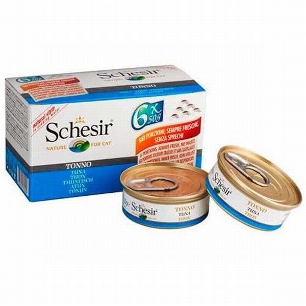 Schesir Multipack Ton Balıklı Kedi Yaş Maması 6X50 Gr - Lisinya