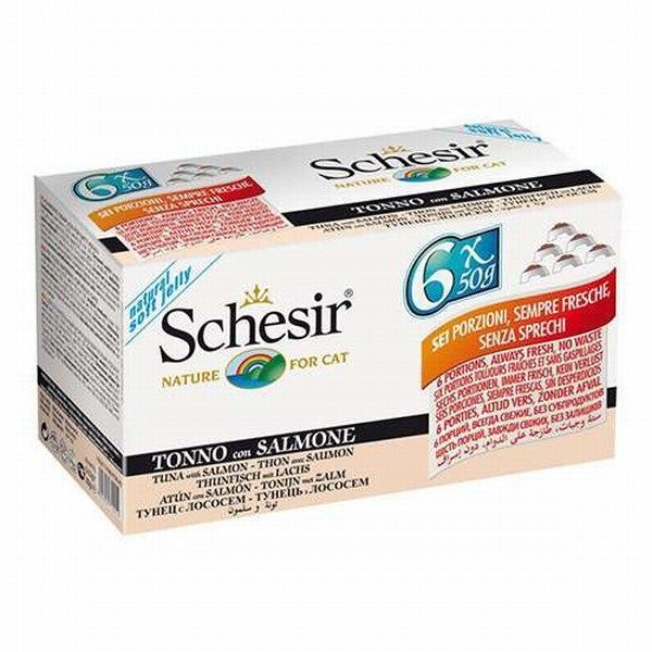 Schesir Multipack Ton Ve Somonlu Kedi Konservesi 6X50 Gr - Lisinya