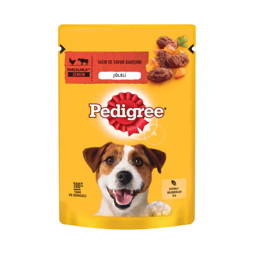 Pedigree Pouch Sığır Etli ve Tavuklu Yetişkin Köpek Konservesi 100 Gr - Lisinya