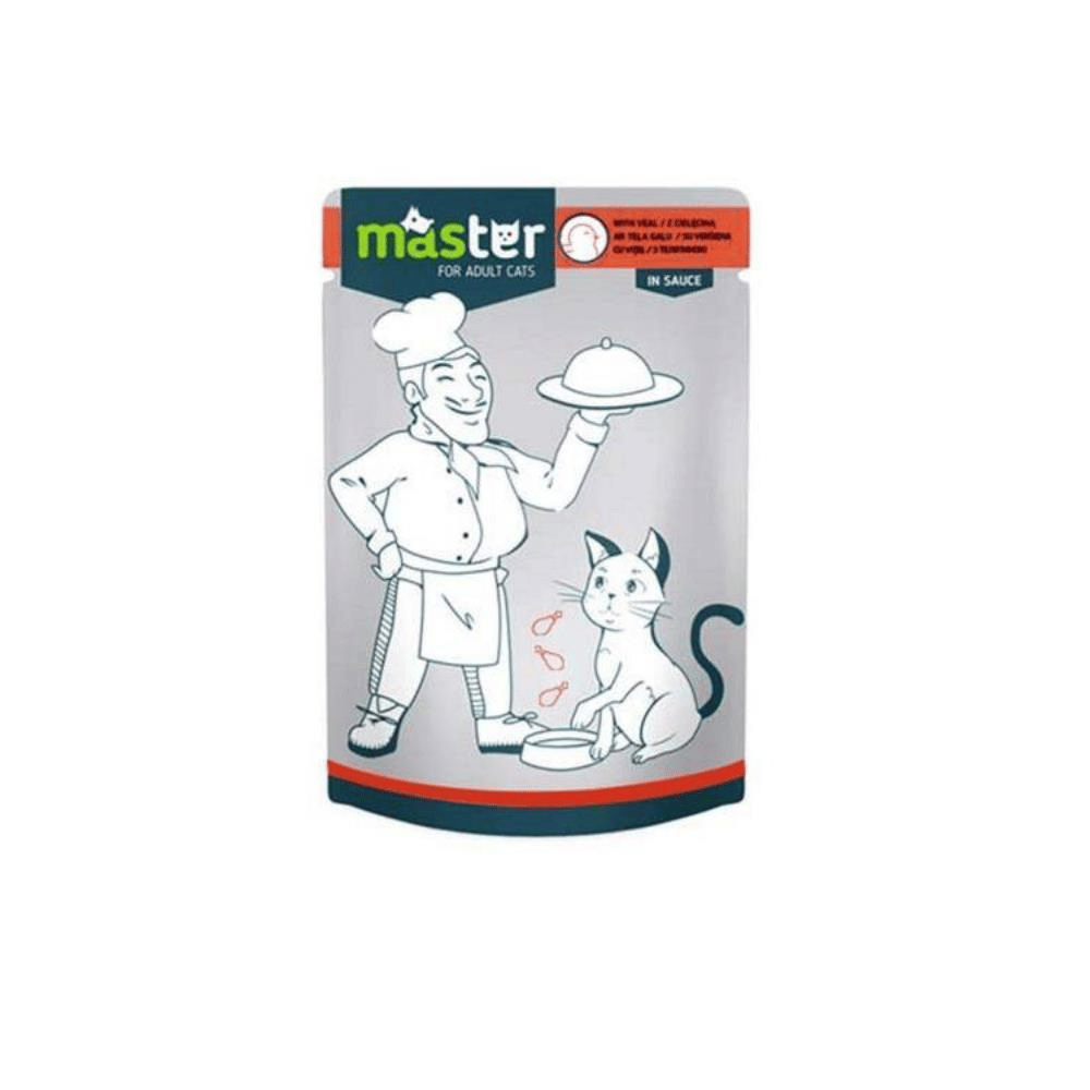 Master Kümes Hayvanlı Pouch Kedi Maması Jöle 80 Gr - Lisinya