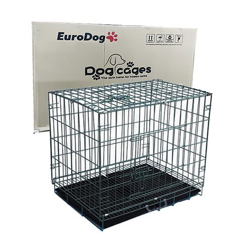 EuroDog Köpek Kafesi Siyah Dövme 107x70x77 Cm - Lisinya