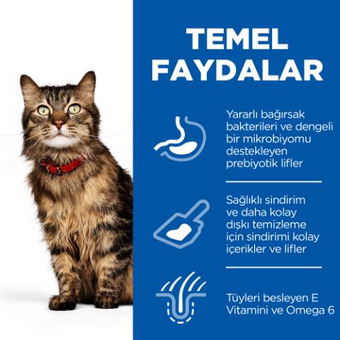 Hill's Adult Sensitive Stomach Skin Tavuklu Hassas Yetişkin Kuru Kedi Maması 1.5 kg - Lisinya